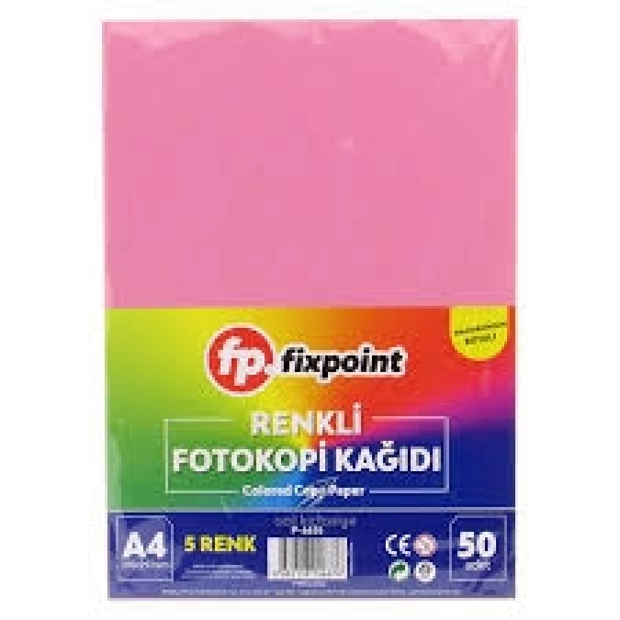  FOTOKOPİ KAĞIDI 50Lİ RENKLİ FİXPOİNT
