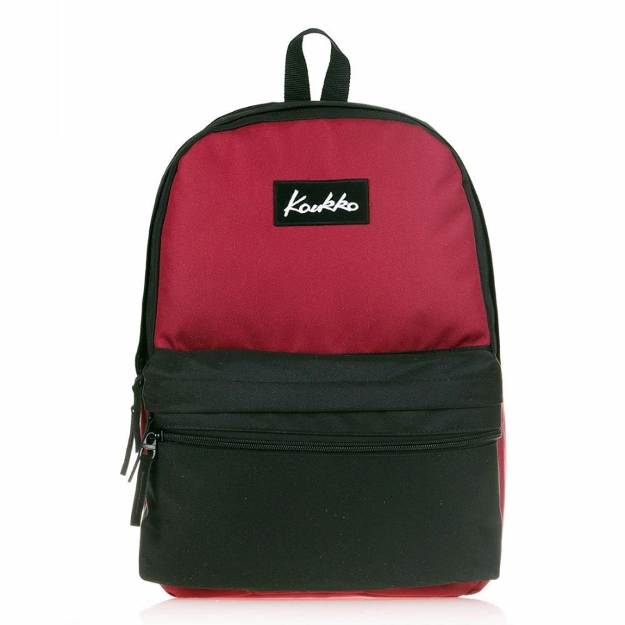  ÇANTA KAUKKO BASİC DUBLE BORDO SİYAH 1422