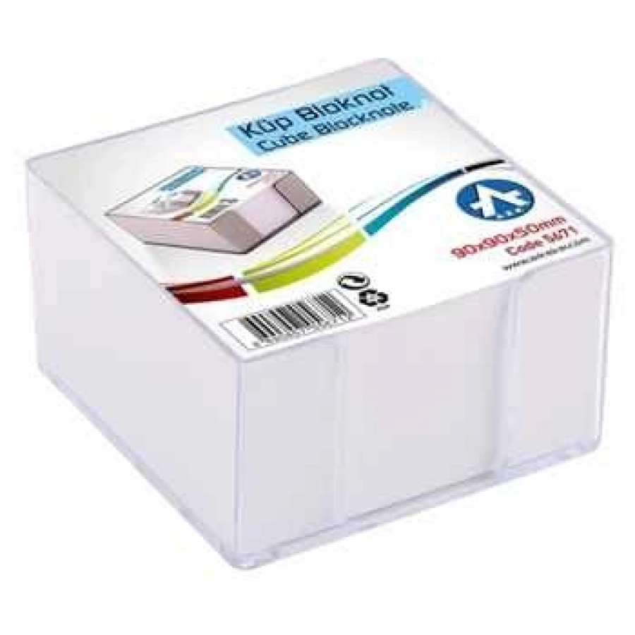  KÜP BLOK PLASTİK BEYAZ ARK 5671