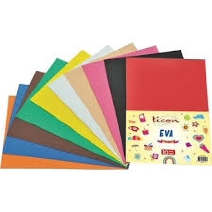  EVA 50X70 10RENK 2MM DÜZ TİCON