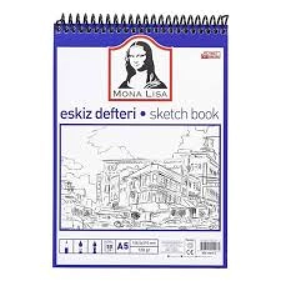  ESKİZ DEFTERİ VAN GOGH KRAFT IVORY A5 TELLİ