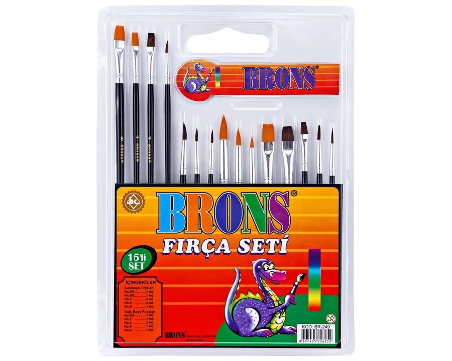  FIRÇA SETİ 15Lİ 249 BRONS
