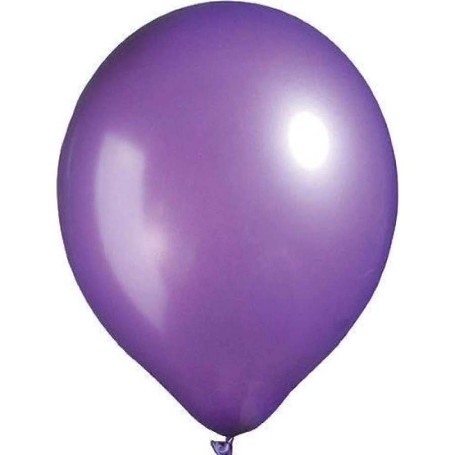  BALON TEK RENK MOR 12 İNÇ