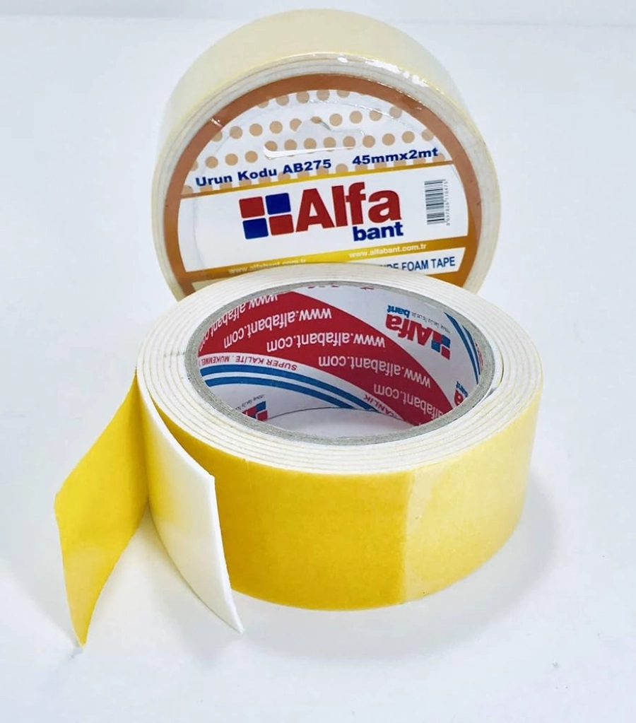  BANT ÇİFT TARAF SÜNGERL  ALFA 45MMX2MT