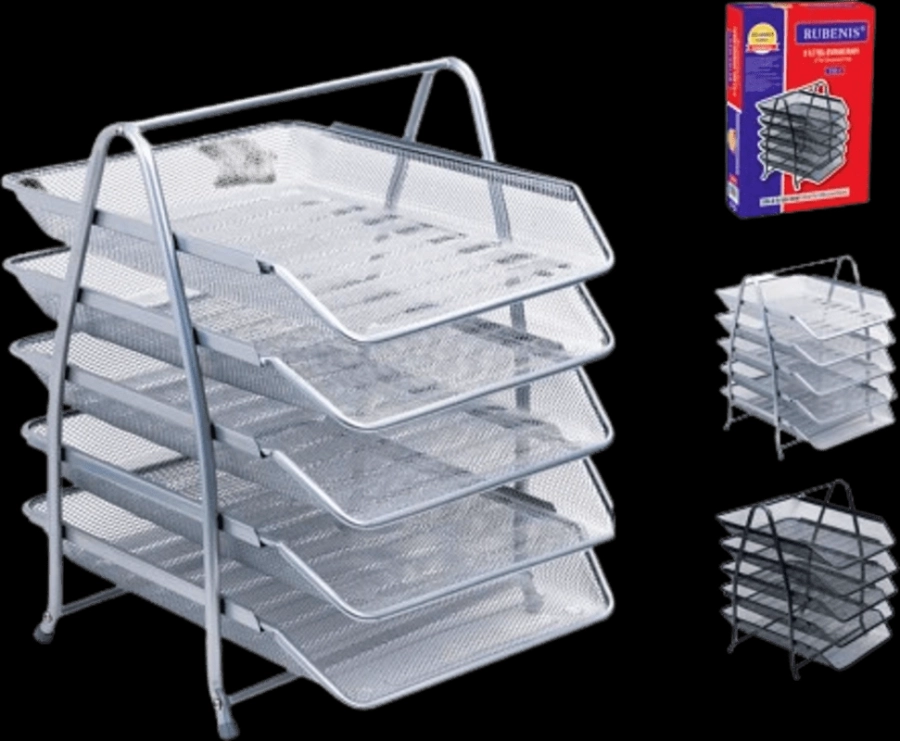  EVRAK RAFI 5LÜ METAL SET RUBENİS 9187