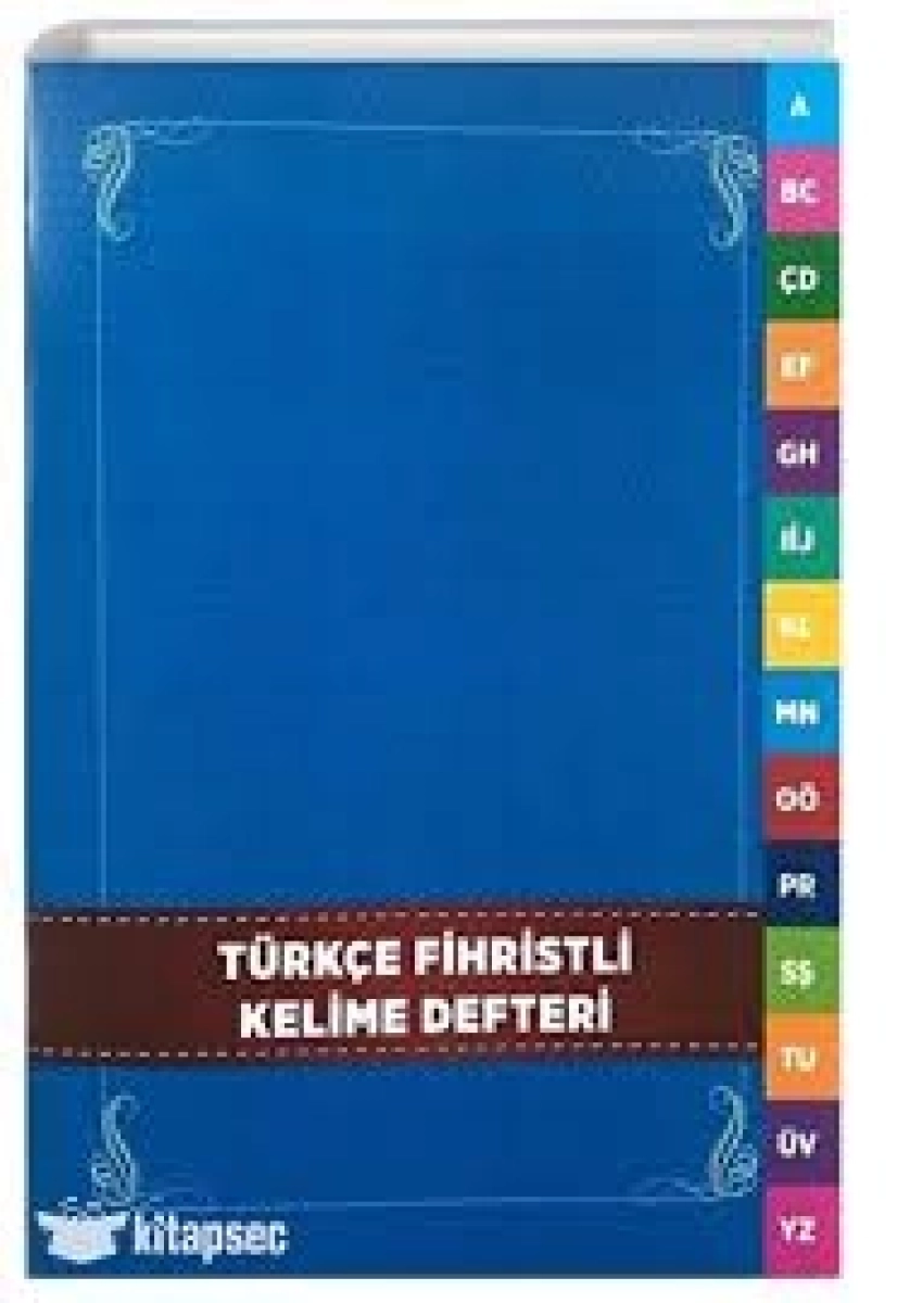  KELİME FİHRİSTİ TÜRKÇE İNGİLİZCE 4E KAPAK