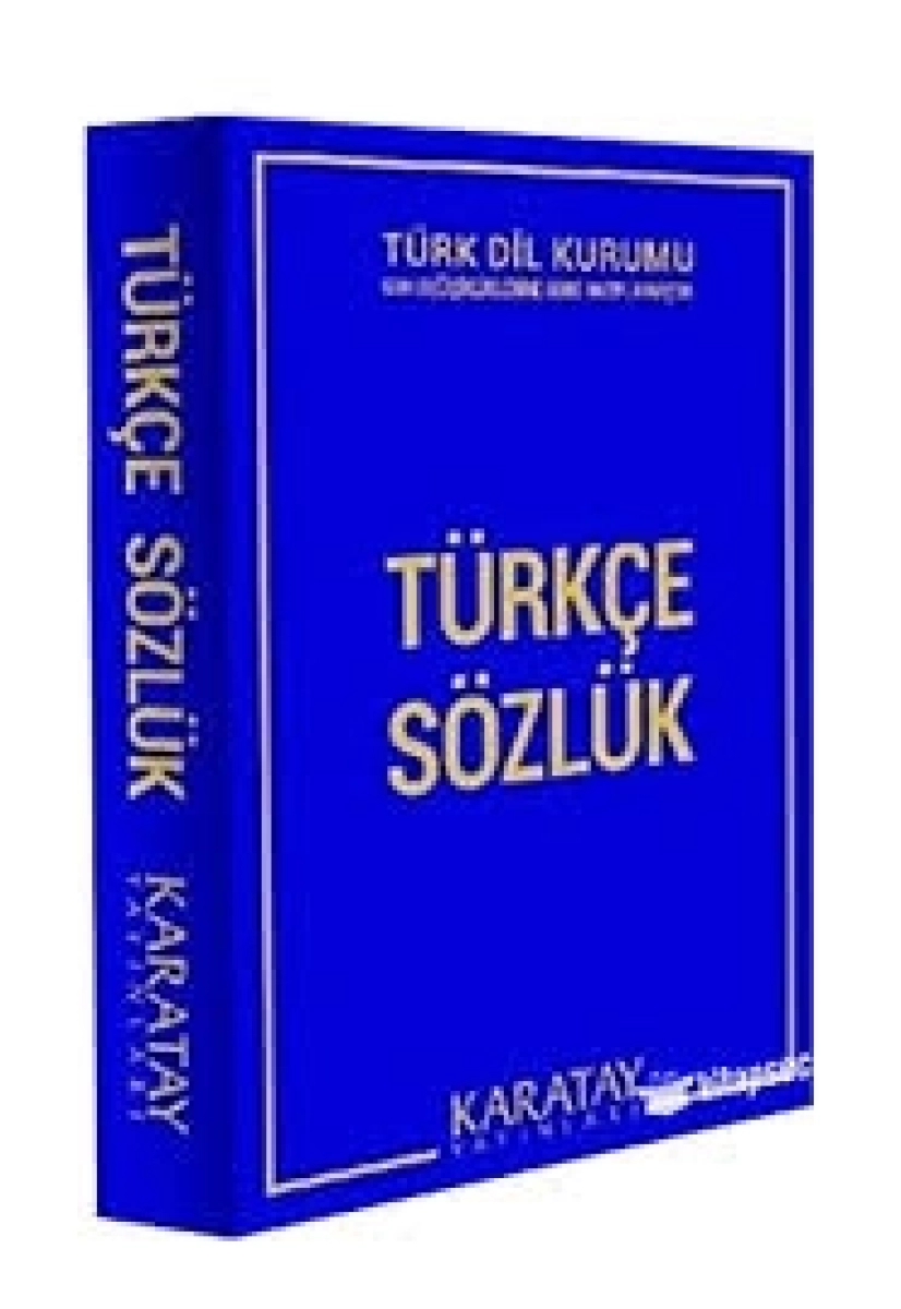 TÜRKÇE TDK MAVİ SÖZLÜK KARATAY PVC